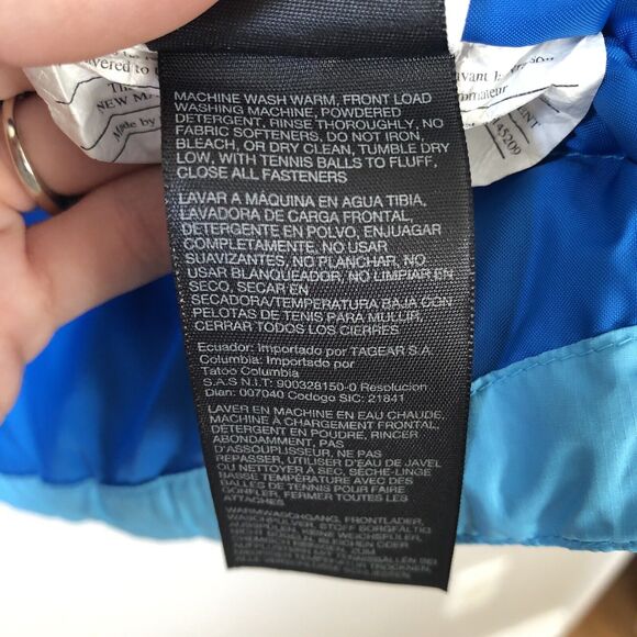 Marmot Jacket Womens Medium 650 Down Fill Puffer Coat Blue Full Zip Mock Neck - Picture 12 of 15